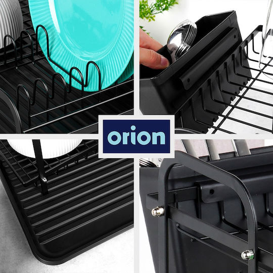 Orion Metallisches Schwarz Spülbeckenablauf 42.5x32x29cm