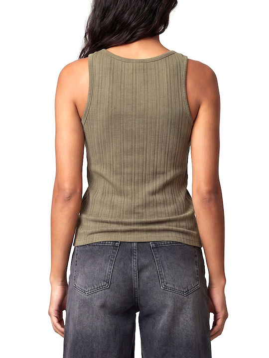 Only Women's Sleeveless Blouse Khaki Only Women's Sleeveless Blouse Khaki