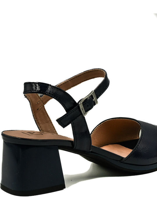 Leather Anatomic Navy Blue Sandals