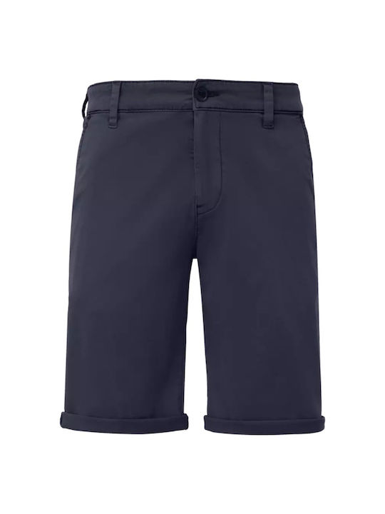 John Men's Chino Bermuda Shorts Navy Blue