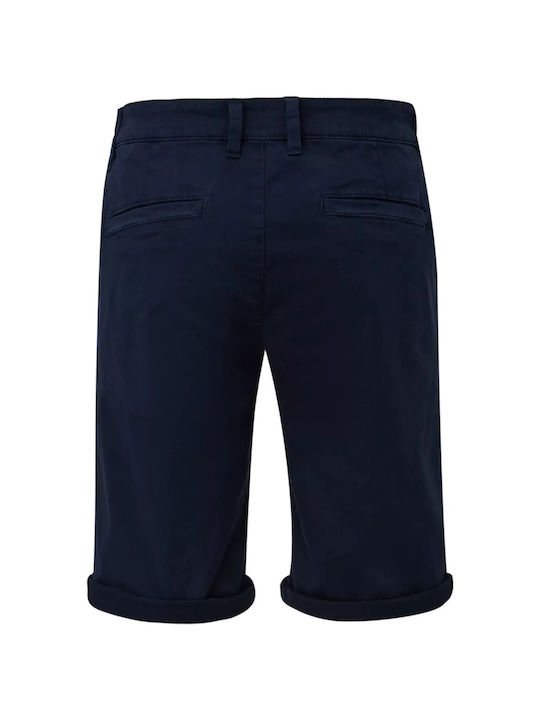 John Men's Chino Bermuda Shorts Navy Blue