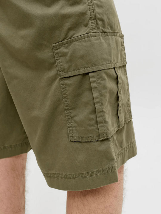 Herren Cargo Shorts Olive Night