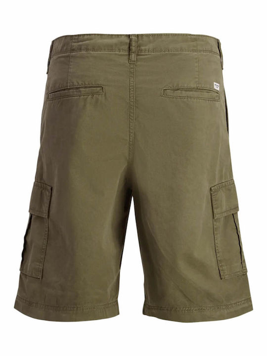 Herren Cargo Shorts Olive Night