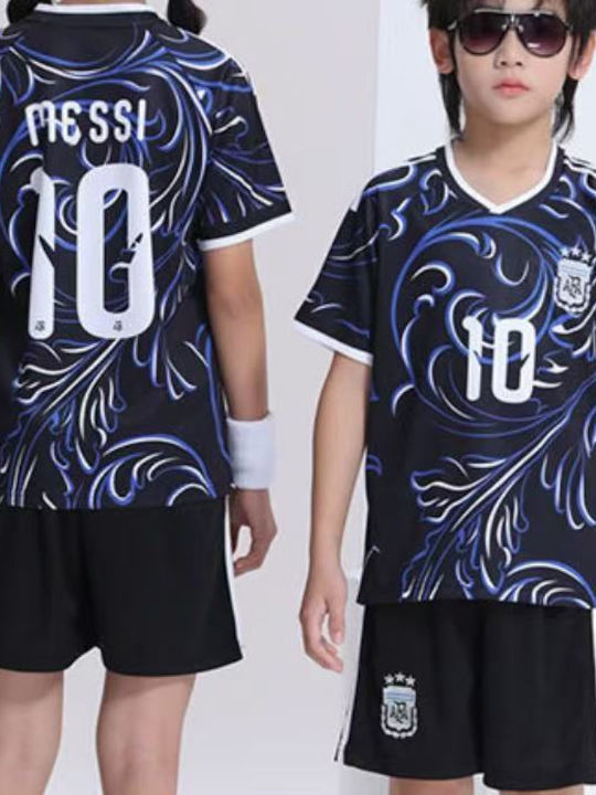 King Kids Football Set Messi Mundial 2026 Argentina National Team Away