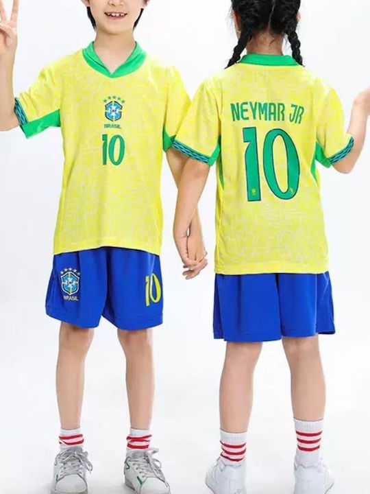 Kids Football Set Neymar Jr “10” Brazil Home