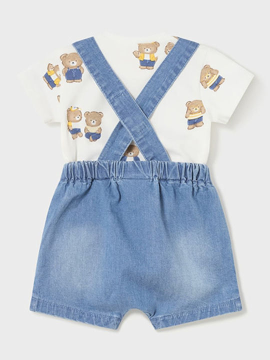 Kids Set with Pants Summer 2pcs White-Yellow