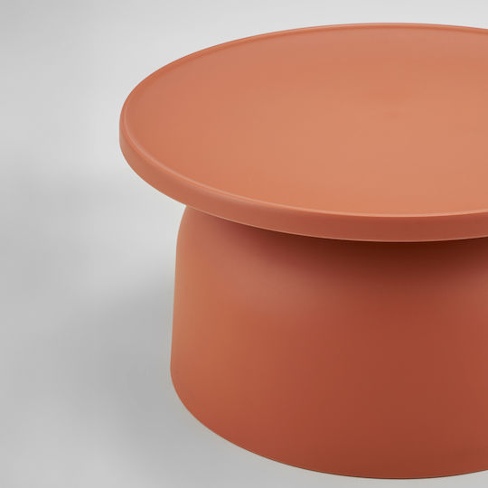 Round Side Table Domi Terracotta W67xD67xH36cm
