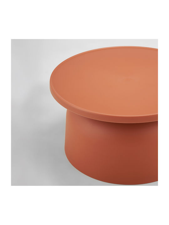 Round Side Table Domi Terracotta W67xD67xH36cm
