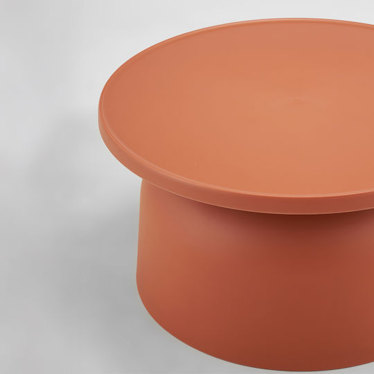 Round Side Table Domi Terracotta W67xD67xH36cm