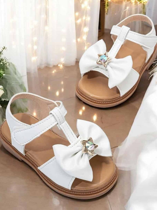 Kids' White Sandals
