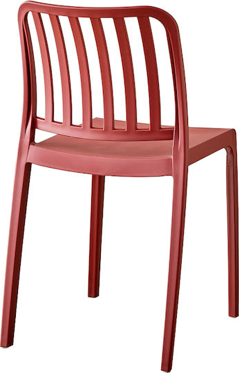 Flip Scaun de Dining din Polipropilenă Bordeaux 41x41x79 cm