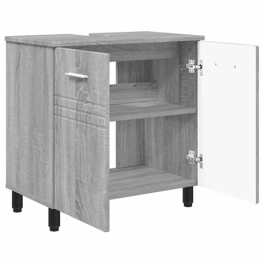 vidaXL Pătrat Fără Chiuvetă M60xA35xÎ60cm Gri Sonoma