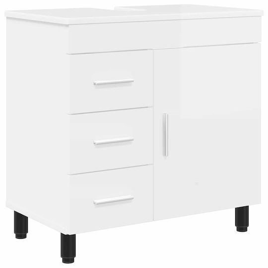 vidaXL Πάγκος χωρίς Νιπτήρα Μ60xΒ35xΥ60cm Λευκό