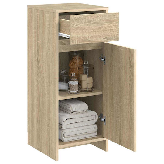 vidaXL Плот Без Мивка 35x36.5x85см Дъб Сонома