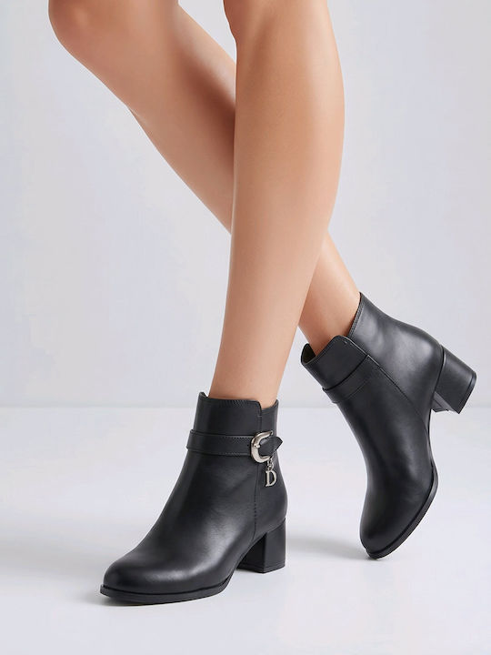 Women's Ankle Boots Black Γ-ΜΠΟΤΑΚΙΑ-015-EL(ISMAIL12)