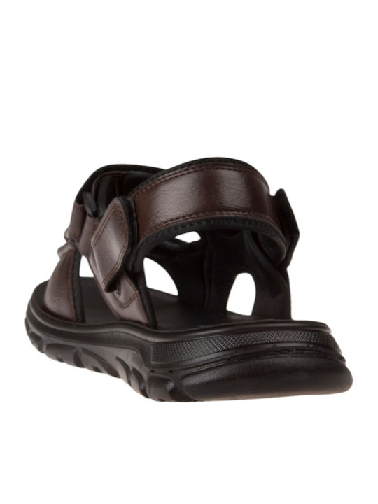 Herrensandalen in Braun Farbe