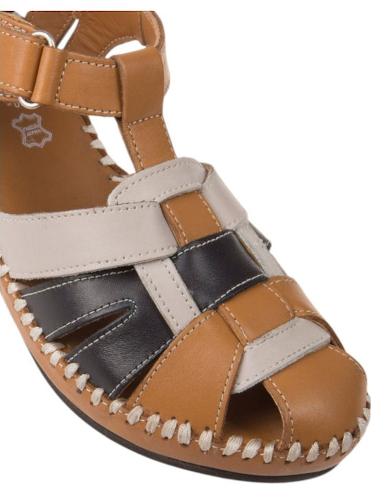 Sommer Damenplattformen Braun