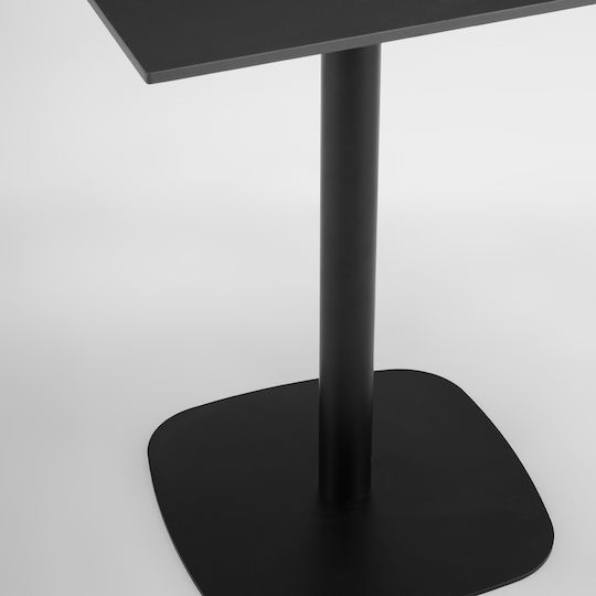 Quadra Τετράγωνο Κουζίνας Μαυρο 60x60x74εκ. Quadra Τετράγωνο Κουζίνας Μαυρο 60x60x74εκ.