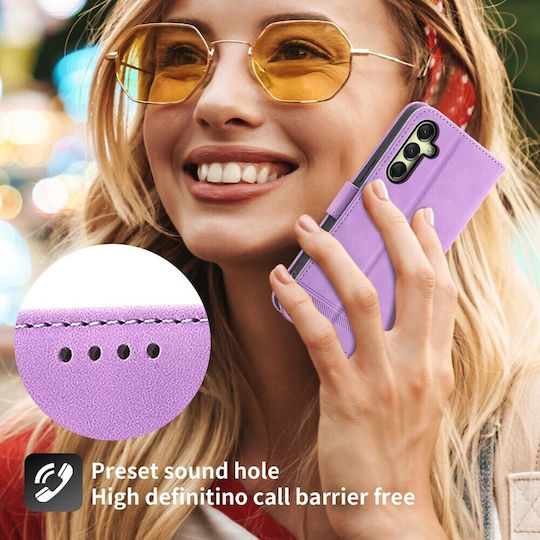 Dierfeng Buchen Sie Silikon Lila (Galaxy A26Oppo A17)