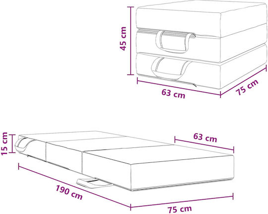 vidaXL Кадифен Калъф За Възглавница Черен 63x75см