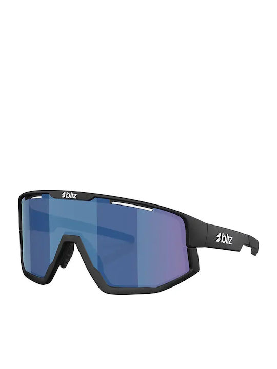 Bliz Fusion Unisex Sunglasses with Black Frame and Black Mirror Lens 70050833