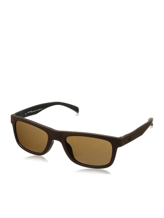 adidas Unisex Sunglasses with Brown Plastic Frame and Brown Lens AOR005-044009