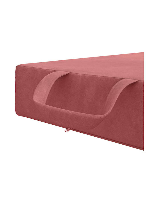 vidaXL Velvet Pink Decorative Pillow Case 45x90cm