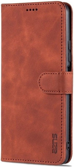 Book Δερματίνης Καφέ (Poco F3 / Mi 11i) case059018