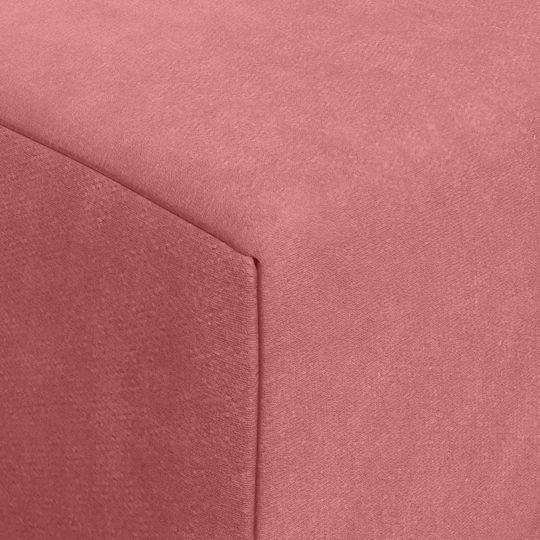 Sessel Bett Samt Rosa 200x70x63cm