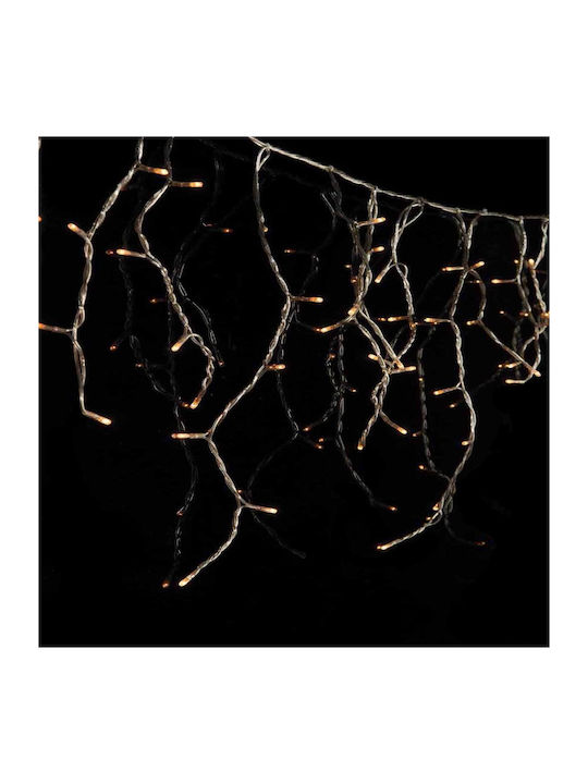 144 Lights LED 3m. x 60cm Warm White type Rain 1pcs