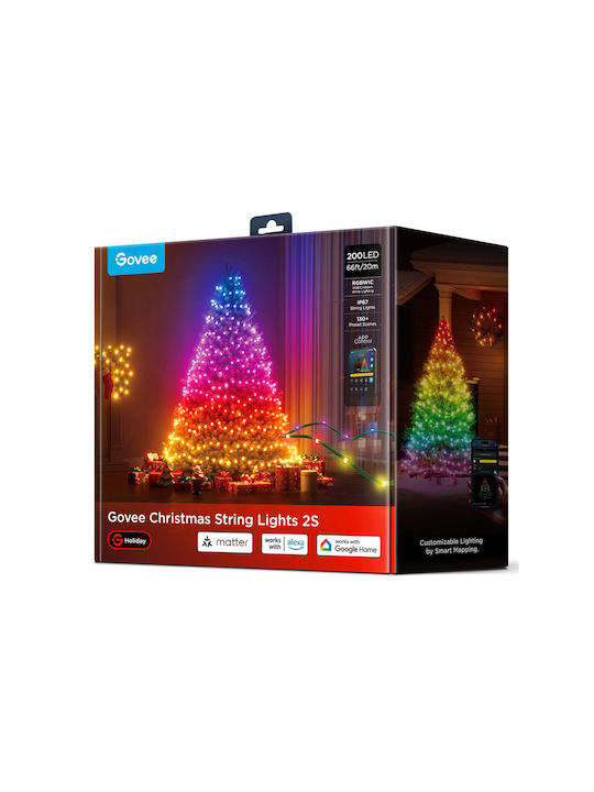 Lichter LED 20m. Mehrfarbige in Zeichenfolge 1Stück Lichter LED 20m. Mehrfarbige in Zeichenfolge 1Stück