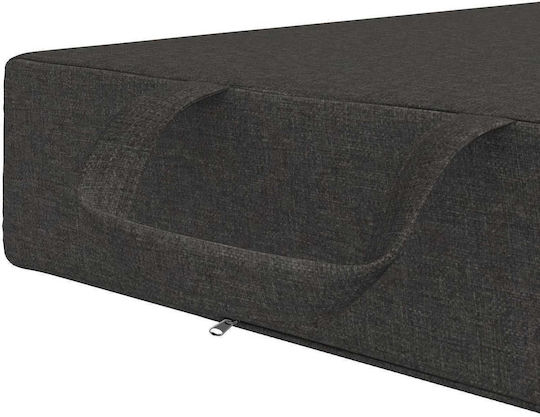 vidaXL Калъф За Възглавница Сив 45x75см