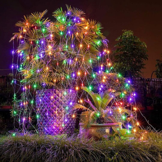 96 LED Lights 1.5 m x 150 cm Warm White Net Type