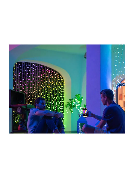 400 Lights LED 2.1m. x 150cm Multicolor type Curtain