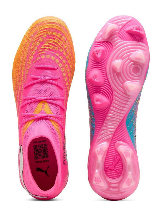 PUMA Future FG/AG Ποδοσφαιρικά Παπούτσια με Τάπες Πορτοκαλί