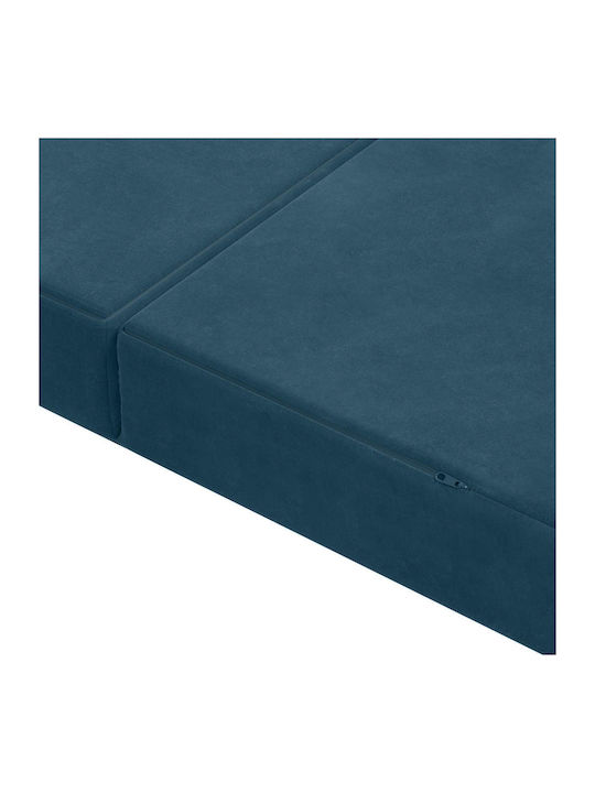 vidaXL Velvet Blue Decorative Pillow Case 45x80cm