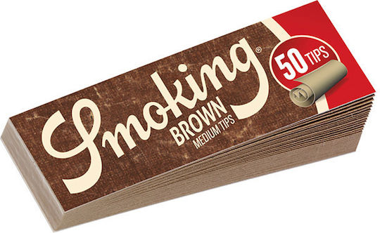 Smoking Kegelspitze Braun 50 x 50 Stück