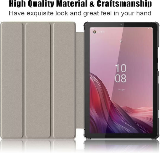 3-слоен Флип Капак Червен Lenovo Tab M9