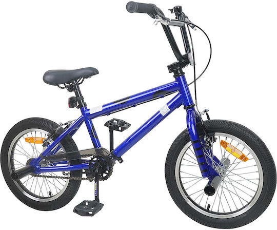 vidaXL 16" Kinderfahrrad BMX Blau