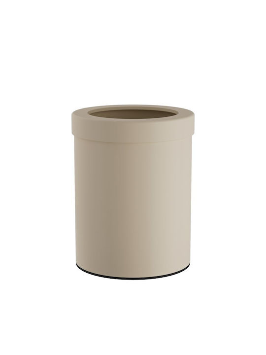 Pam & Co Πλαστικό Καλάθι 12lt Ασημί 25x25x30cm
