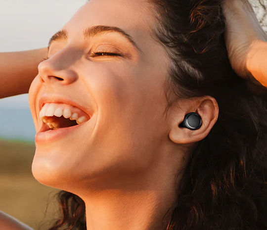 Tribit FlyBuds 3 SC Bluetooth Handsfree Ακουστικά με Αντοχή στον Ιδρώτα και Θήκη Φόρτισης Μαύρα