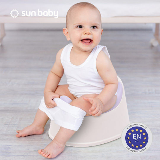 Sun Baby Potty Clasic Alb până la 15kg