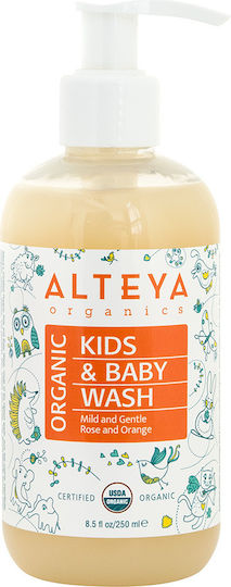 Alteya Organics Kids & Baby Wash cu musetel 400ml