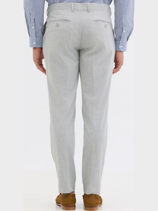 Men’s Suit Jacket with Slim Fit Light Gray