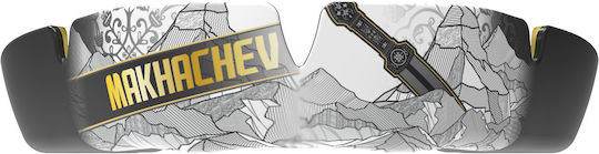 Mouthguard Opro Instant Custom Fit Mouthguard UFC Fighter Makhachev Black Grey White Gold