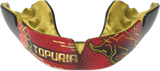 Επίσημη Μασέλα Opro Instant Custom Fit Mouthguard Ufc Fighter Topuria Black Red Gold