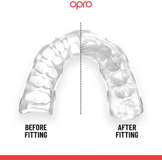 Επίσημη Μασέλα Opro Instant Custom Fit Mouthguard Ufc Fighter Topuria Black Red Gold