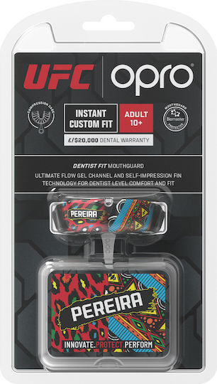 Mască Protecție Oficială Ufc X Opro Instant Custom Fit Multicoloră