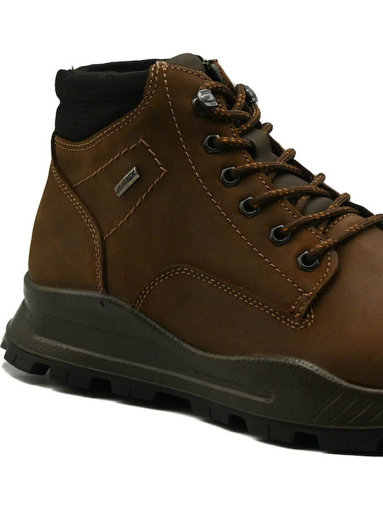 Lederbraune Herrenstiefel Anatomisch