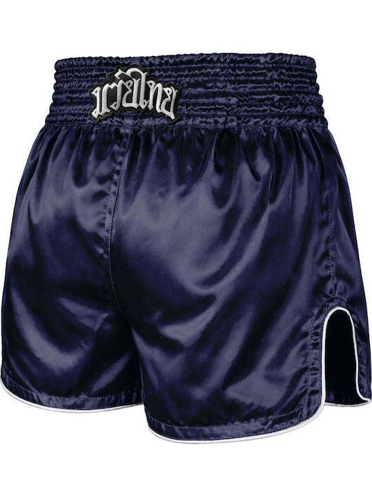 Muay Thai Boxing Shorts 8 Weapons Mongkol Navy White